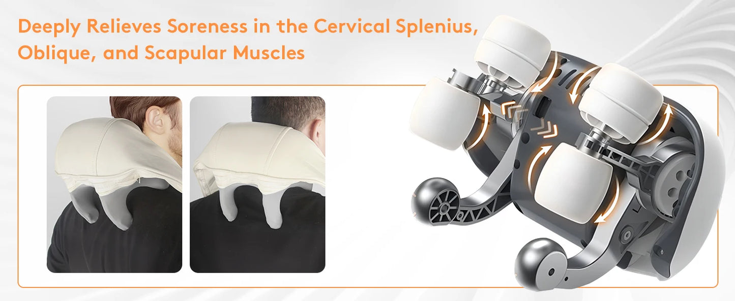 Poiod Neck & Shoulder Massager | Power On. Stress Off.